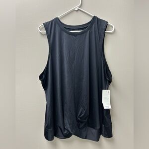 Ricki’s Active Black‎ Twist Front Tank Top